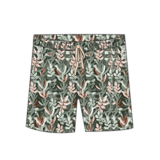 Men's Protea Green Walk Shorts